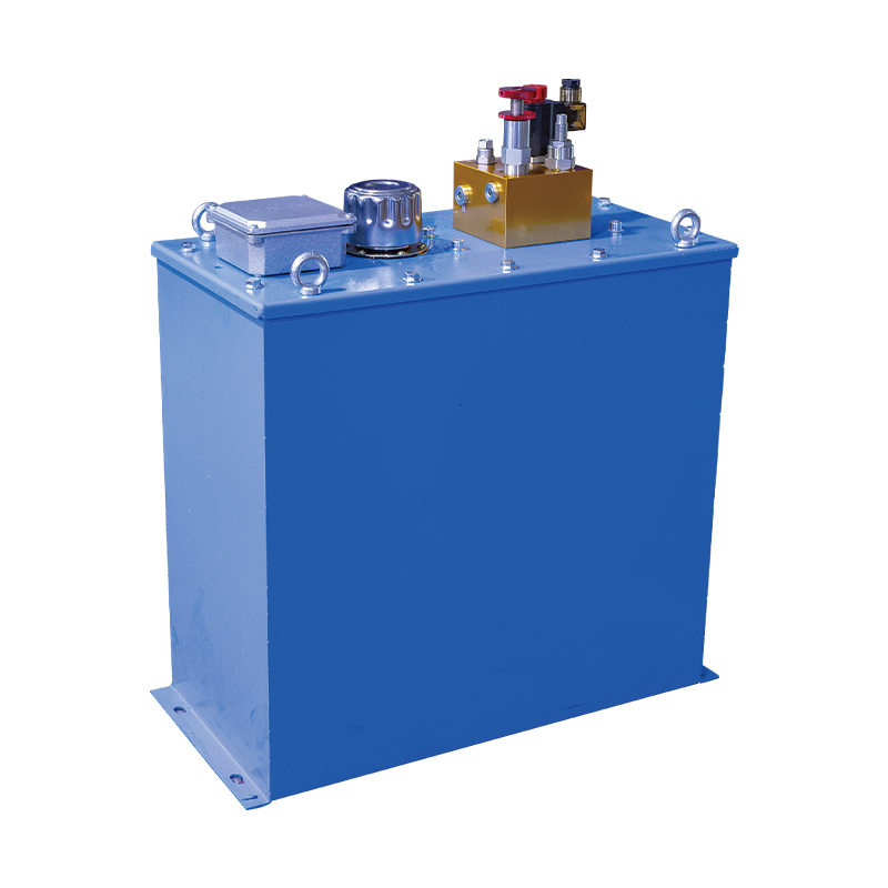 Unit daya senyap dari lift kargo hidrolik
