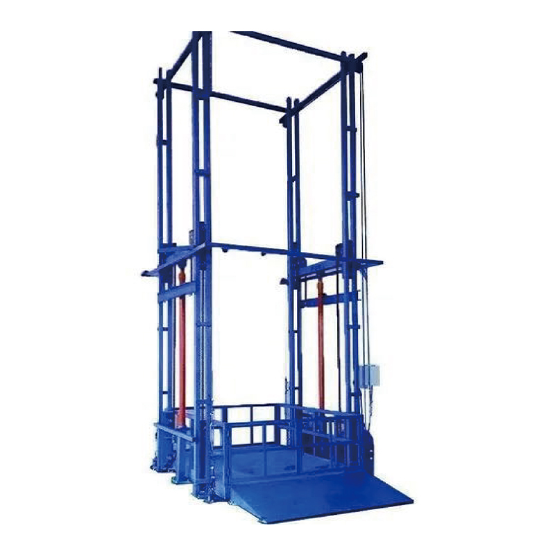 Unit daya senyap dari lift kargo hidrolik